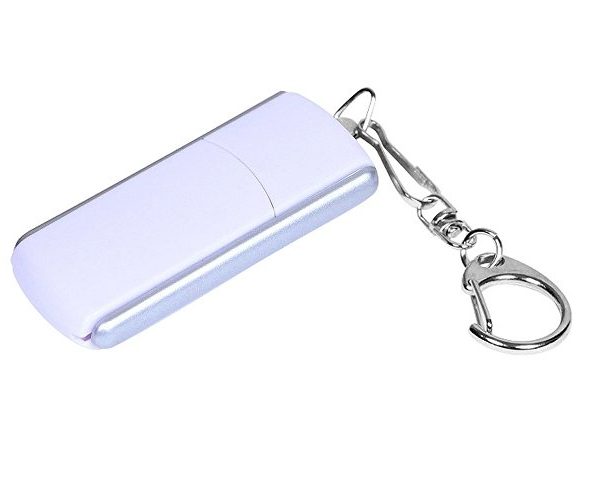 USB 2.0- флешка промо на 16 Гб с прямоугольной формы с выдвижным механизмом
