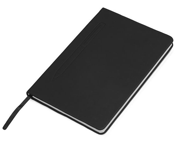 Блокнот А5 «Magnet» soft-touch с магнитным держателем для ручки