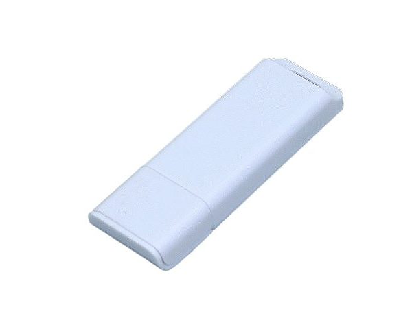 USB 2.0- флешка на 16 Гб с оригинальным двухцветным корпусом
